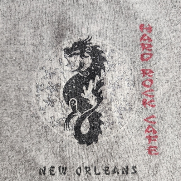 Vintage Hard Rock Cafe Sleeveless Women's Top New Orleans Dragon Large 90s Y2K - Picture 4 of 8